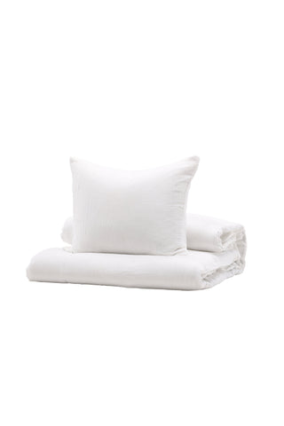 Venture Home Mila Bedset Cottongauze - Vit / 200x150+50x60cm