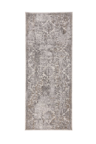 Venture Home Vail Matbord - Svart / Rökt Svart MDF +Berit Stol - Svart / Beige Sammet _6