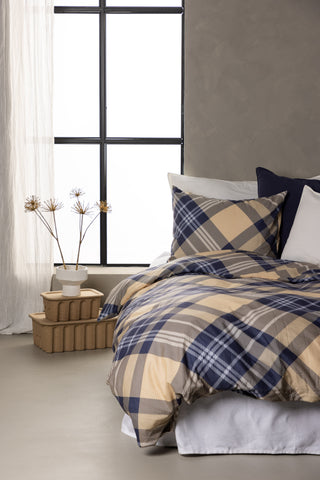 Venture Home Aurora Bedset - Vit/Beige 200x150+50x60cm