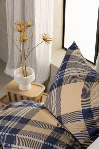 Venture Home Aurora Bedset - Vit/Beige 200x150+50x60cm