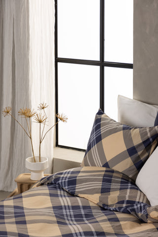 Venture Home Aurora Bedset - Vit/Beige 200x150+50x60cm