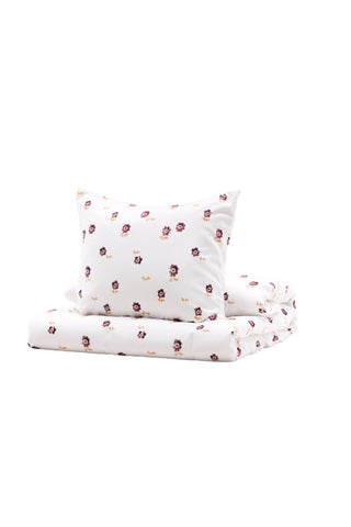 Venture Home Oline Bedset - Vit/Lila 200x150+50x60cm