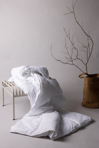 Venture Home Selma Dunvet känns som dun polyesterfiber 150gsm plus 250gsm - Vit / 200x150