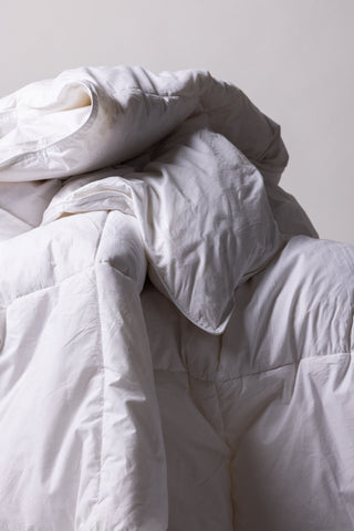 Venture Home Astrid Duvet bomullstyg, fjäder&polyfiberblandningsfyllning 450gsm - Vit / 200x150
