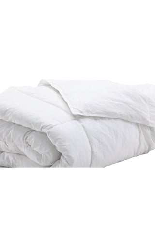 Venture Home Astrid Duvet bomullstyg, fjäder&polyfiberblandningsfyllning 450gsm - Vit / 200x150
