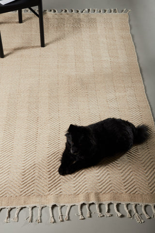 Venture Home Loke Ull/bomullsblandning - 300*200- -Rektangulär-Vit/Beige