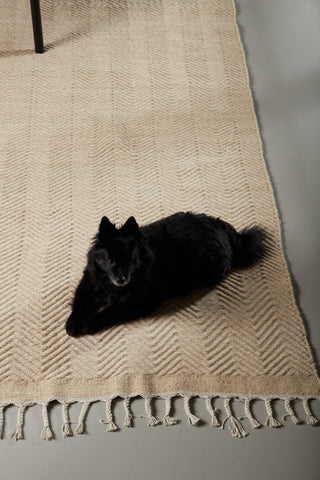 Venture Home Loke Ull/bomullsblandning - 300*200- -Rektangulär-Vit/Beige