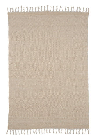 Venture Home Loke Ull/bomullsblandning - 300*200- -Rektangulär-Vit/Beige
