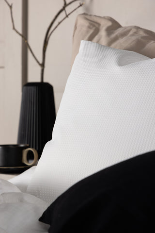 Venture Home Celine Kuddfodral Poly Waffle - Vit 50x50