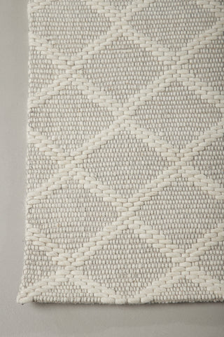 Venture Home Cloudy Wool/polyester - 230*160- -Rektangulär-Offwhite