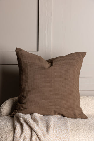 Venture Home Celine Kuddfodral Poly Waffle - Mörkbrun 50x50