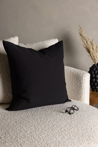 Venture Home Celine Kuddfodral Poly Waffle - Svart 50x50