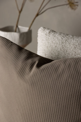 Venture Home Celine Kuddfodral Poly Waffle - Ljusgrå 50x50