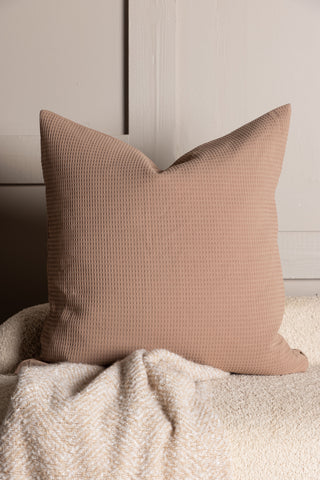 Venture Home Celine Kuddfodral Poly Waffle - Brun 50x50