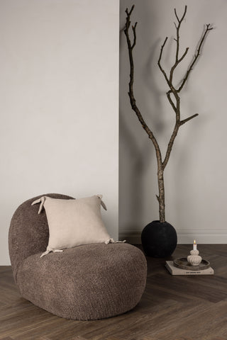 Venture Home Nora Kuddfodral Linne Viskos - Beige 40x40