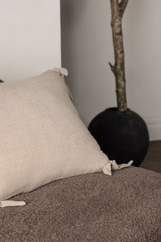 Venture Home Nora Kuddfodral Linne Viskos - Beige 40x40