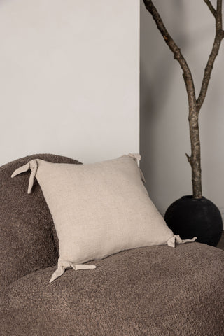 Venture Home Nora Kuddfodral Linne Viskos - Beige 40x40