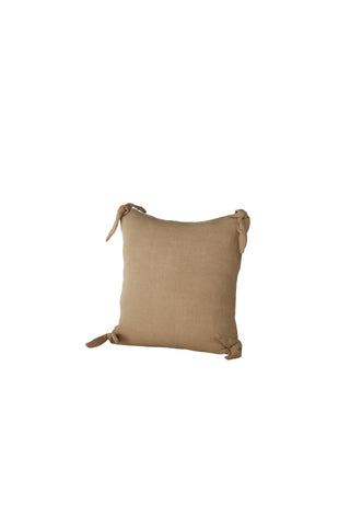 Venture Home Nora Kuddfodral Linne Viskos - Brun 40x40