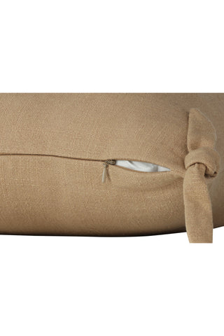 Venture Home Nora Kuddfodral Linne Viskos - Brun 40x40