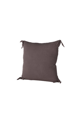 Venture Home Nora Kuddfodral Linne Viskos - Mörkgrå 60x60