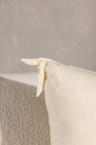 Venture Home Nora Kuddfodral Linne Viskos - Vit 60x60