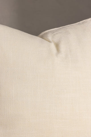 Venture Home Nora Kuddfodral Linne Viskos - Vit 60x60