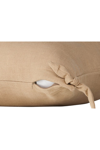 Venture Home Nora Kuddfodral Linne Viskos - Brun 60x60