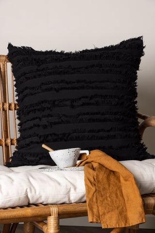 Venture Home Edith Kuddfodral Bomull - Svart 60x60
