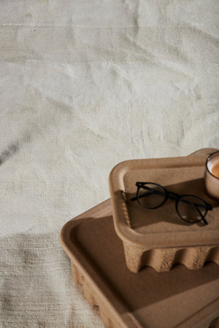 Venture Home Boston Viskos - 240*240- -Kvadrat-Vit