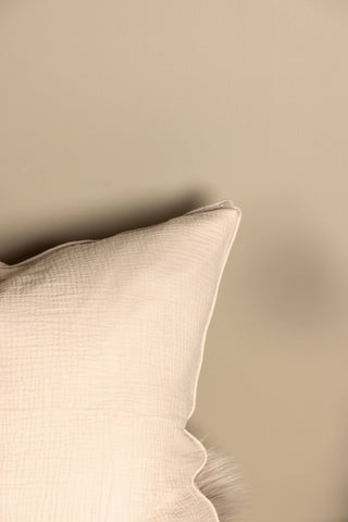 Venture Home Tyra Kuddfodral Bomullsgaze - Beige 60x60