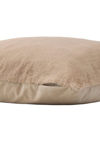 Venture Home Thea Kuddfodral Kaninpäls/Poly Velvet - Beige 50x50