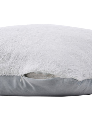 Venture Home Thea Kuddfodral Kaninpäls/Poly Velvet - Grå 50x50