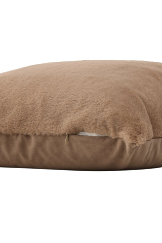 Venture Home Thea Kuddfodral Kaninpäls/Poly Velvet - Brun 50x50