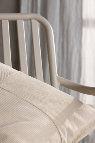 Venture Home Lykke Kuddfodral Polypräglad sammet - Beige 50x50