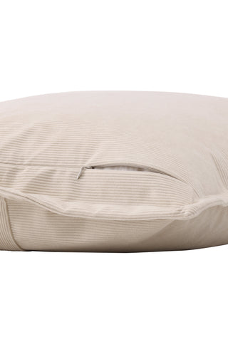 Venture Home Lykke Kuddfodral Polypräglad sammet - Beige 50x50