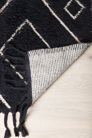 Venture Home David Wool - 300*200- -Rektangulär-Svart/vit