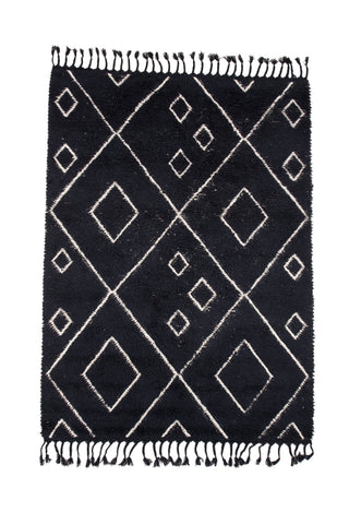 Venture Home Elton Ull/polyester bomull - 350*250- -Rektangulär-Svart