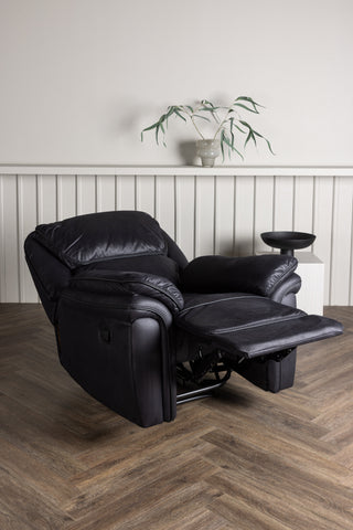Venture Home Saranda Liggstol - / Svart mikrofiber