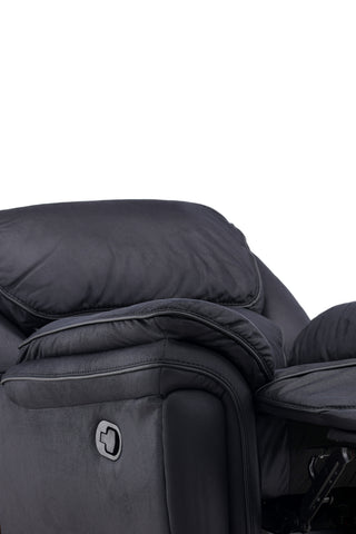 Venture Home Saranda Liggstol - / Svart mikrofiber