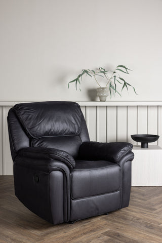 Venture Home Saranda Liggstol - / Svart mikrofiber