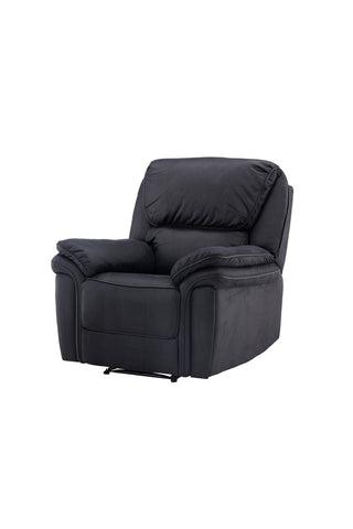 Venture Home Saranda Liggstol - / Svart mikrofiber
