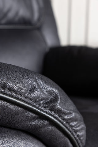 Venture Home Saranda Liggstol - / Svart mikrofiber