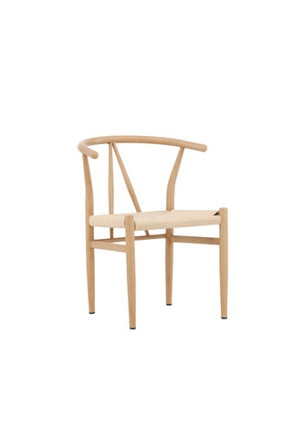 Venture Home Alfons Matstol - Naturligt / Beige rep