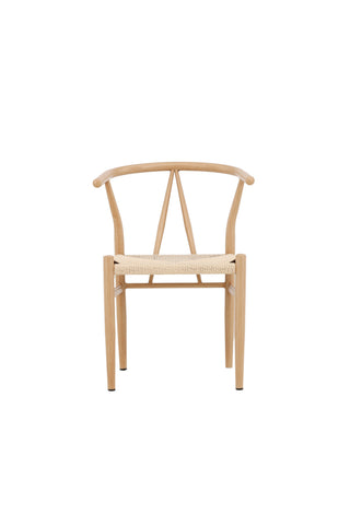 Venture Home Alfons Matstol - Naturligt / Beige rep