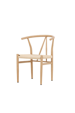 Venture Home Alfons Matstol - Naturligt / Beige rep