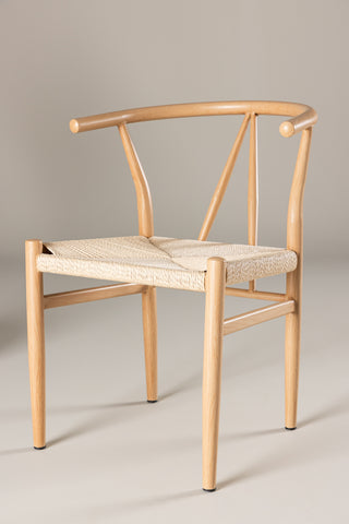 Venture Home Alfons Matstol - Naturligt / Beige rep