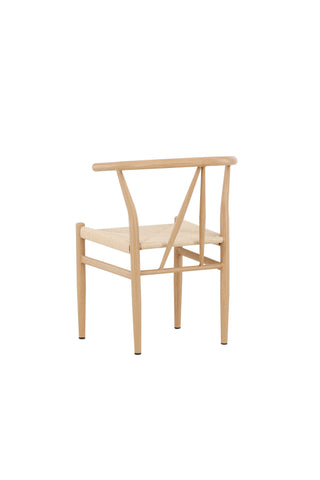 Venture Home Alfons Matstol - Naturligt / Beige rep