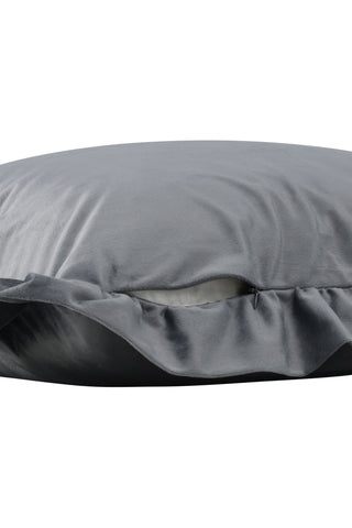 Venture Home Hailey Kuddfodral Poly Velvet - Grå 50x50