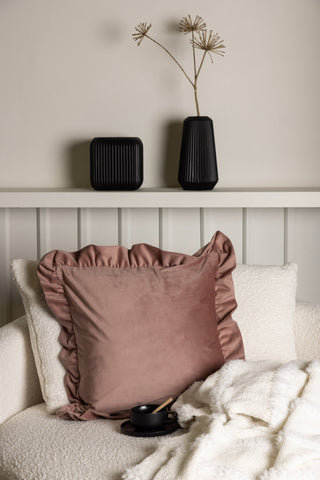 Venture Home Hailey Kuddfodral Poly Velvet - Rosa 50x50