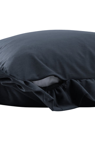 Venture Home Hailey Kuddfodral Poly Velvet - Mörkblå 50x50